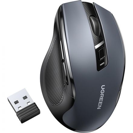 Мышь компьютерная UGREEN MU006 (15063) WLS, 2.4G 4000DPI, АА, черный