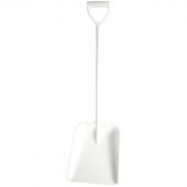 Лопата FBK цельнолитая 330х380х1120мм пластик белая 14104-1