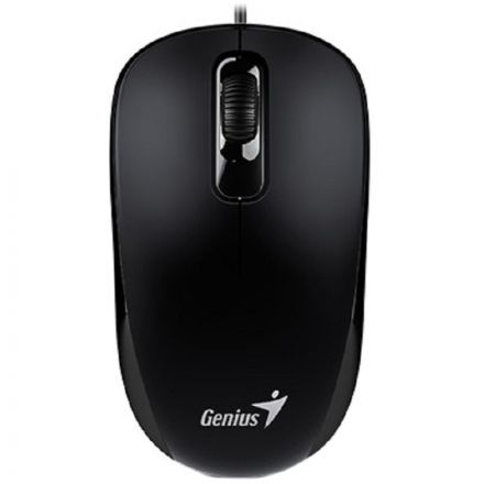 Мышь компьютерная Genius DX-110, USB, оптическая, 1000 DPI 1.5m, черный