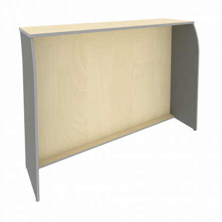 Riva Стойка ресепшн А.РС-4 Клён металлик 1644*506*1150 Riva Стойка ресепшн А.РС-4 Клён металлик 1644*506*1150