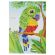 Набор для творчества "Сверкающая мозаика из мягкого пластика", "Попугай", 21х29 см, ЮНЛАНДИЯ, 662362