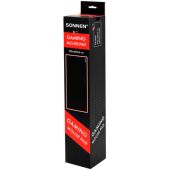 Коврик для мыши и клавиатуры большой SONNEN "BLACK TITAN XXL" 900х400х3 мм, черный, 513959