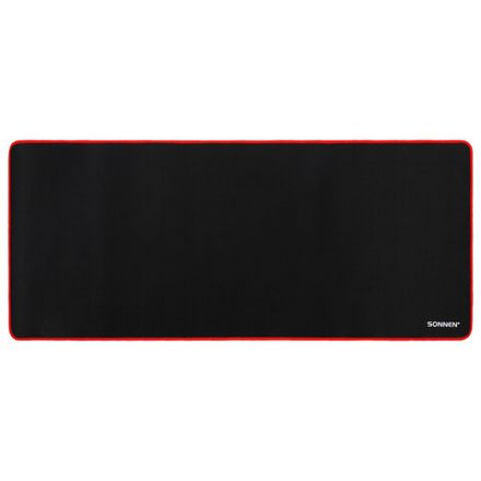 Коврик для мыши и клавиатуры большой SONNEN "BLACK TITAN XXL" 900х400х3 мм, черный, 513959 Коврик для мыши и клавиатуры большой SONNEN "BLACK TITAN XXL" 900х400х3 мм, черный, 513959