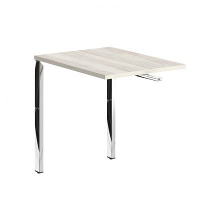 Брифинг приставка XGB 860.1 Сосна Эдмонт/Нержавейка полированная 800х600х750 XTEN GLOSS