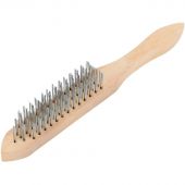 Щетка металлическая 5-рядная с деревянной ручкой SPARTA (748245)