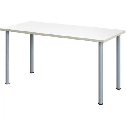 Стол обеденный Комус МДС 150х70 белый пл/серый Стол обеденный Комус МДС 150х70 белый пл/серый