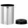 Ведро для мусора СЕНСОРНОЕ 12 л, нержавеющая сталь, черная матовая крышка, питание от 4-х батареек AA (не входят в комплект), LAIMA, 609326