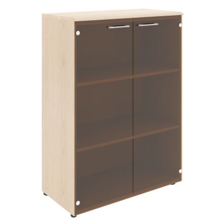 Шкаф со стеклянными дверьми и топом WMC 85.2 Бук Тиара 856х432х1184 WAVE Шкаф со стеклянными дверьми и топом WMC 85.2 Бук Тиара 856х432х1184 WAVE