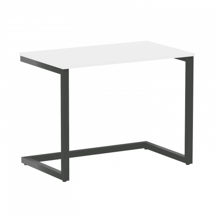 Home Office Стол письменный VR.SP-2-98 Белый бриллиант/Антрацит металл 980*600*750