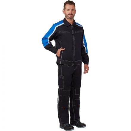 Костюм рабочий летний муж л34-КПК т.син/вас(100%х/б) р.52-54/182-188 (Джет)