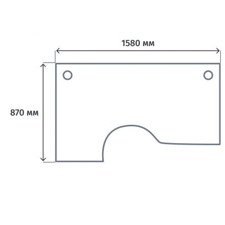 Стол эргономичный 0MX_EVO лев 254S014DY/GU 1580х670(870)x755 Дуб Соната/каш Стол эргономичный 0MX_EVO лев 254S014DY/GU 1580х670(870)x755 Дуб Соната/каш