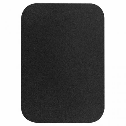 Табличка меловая A8 (5,2x7,4 см), КОМПЛЕКТ 20 штук, пластиковая, 0,5 мм, ЧЕРНАЯ, BRAUBERG, 291304