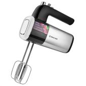 Миксер BRAYER BR1302, 800 Вт, 5 скоростей, 2 венчика, 2 крюка для теста, черный/серебро Миксер BRAYER BR1302, 800 Вт, 5 скоростей, 2 венчика, 2 крюка для теста, черный/серебро