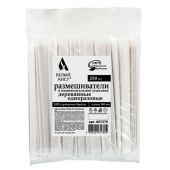 Размешиватель одноразовый деревянный в индивидуальной упаковке 180 мм, КОМПЛЕКТ 250 шт., WELDAY (ВЭЛДЭЙ), 607579, 97