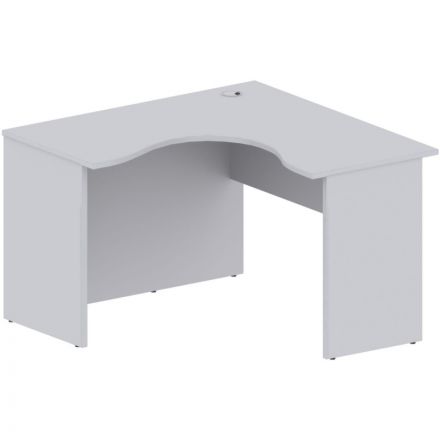 Стол Easy One левый (878,879) серый Ш1200 Г1200