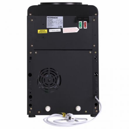 Кулер для воды SONNEN TSE-02WB, настольный, НАГРЕВ/ОХЛАЖДЕНИЕ ЭЛЕКТРОННОЕ, 2 крана, черный, 456174 Кулер для воды SONNEN TSE-02WB, настольный, НАГРЕВ/ОХЛАЖДЕНИЕ ЭЛЕКТРОННОЕ, 2 крана, черный, 456174