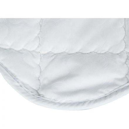 Одеяло 172х205 стеганое, кант, 200-250гр/м2 (холлофайбер/микрофибра),белый