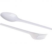 Набор столовых приборов 3в1 (в.,ст.л,салф.бел) бел,165мм 250шт/кор