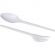 Набор столовых приборов 3в1 (в.,ст.л,салф.бел) бел,165мм 250шт/кор