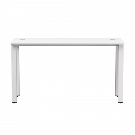 Стол прямой Everprof EVO на металлокаркасе 1380х670х755 мм Белый/Белый