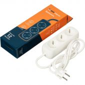 Удлинитель BigTech UTD-310-1,8-W (3р/1,8м/10А/2,2кВт/1мм2/белый)