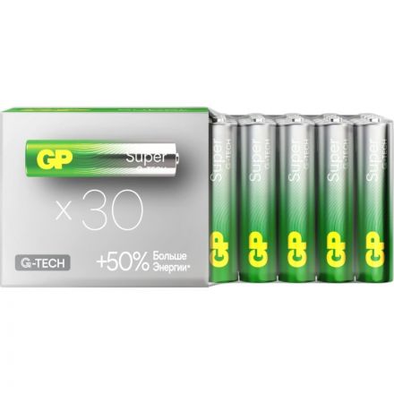 Батарейки GP мизинчиковые ААA LR03 (30 штук в упаковке)