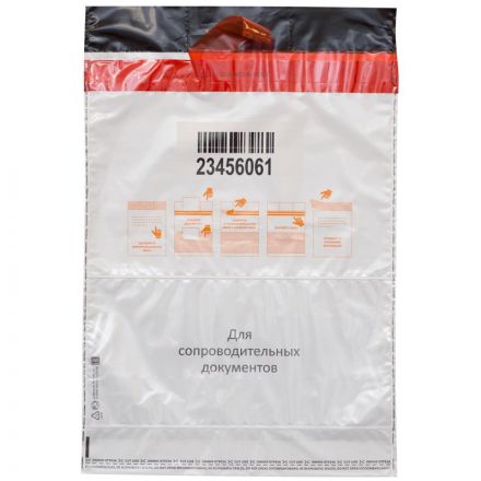 Сейф-пакет размер 296x400+45к, 60 мкм, 100 шт/уп