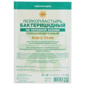 Лейкопластырь бактерицидный 6х10 см телесного цвета на нетканой основе, LEIKO, 213877