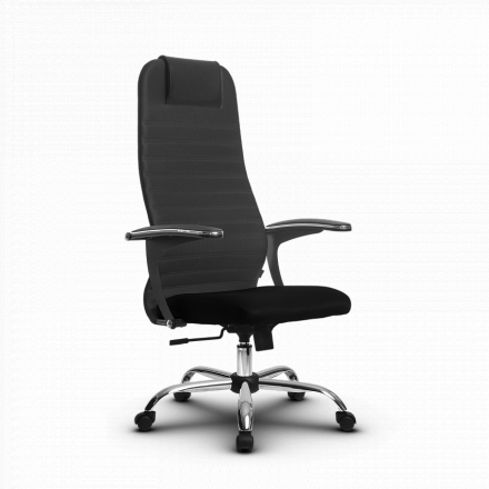 Кресло Метта SU-BU150-10 темно-серое/черное Ch