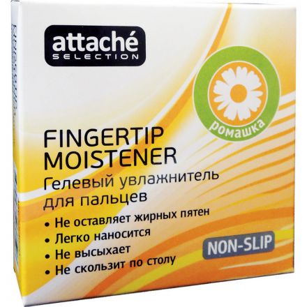 Подушка для смачивания пальцев гелевая Attache Selection ромашка 25 г Подушка для смачивания пальцев гелевая Attache Selection ромашка 25 г