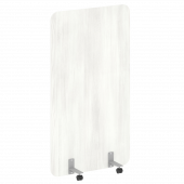 R-line Перегородка на металлических опорах, на роликах DP.R-100-180 Снежная патина/Серый металл 1000*18*1800