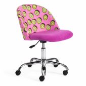 Кресло Tetchair MELODY, ткань/флок, фиолетовый, Botanica 06 kiwi/138