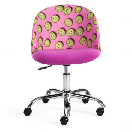 Кресло Tetchair MELODY, ткань/флок, фиолетовый, Botanica 06 kiwi/138