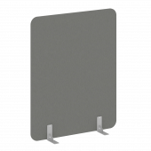 R-line Перегородки на металлических опорах на фетровых подпятниках DP.F-120-150 Металлик/Серый металл 1200*18*1500