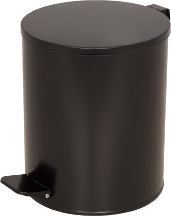 Урна с педалью черный 15 литров