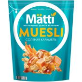 Мюсли   Matti запеченные соленая карамель, 250г