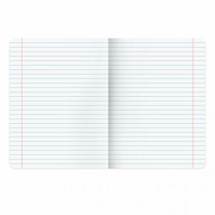 Тетрадь 18 л. BRAUBERG линия, обложка картон, ONE COLOUR, 107301