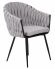 Стул обеденный DOBRIN MATILDA, серая ткань (LAR 275-17)