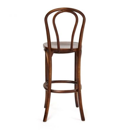 Стул THONET CLASSIC BAR CHAIR (mod.СE6069) дерево вяз, 43*50.5*111, Темный Орех (№5)
