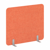 R-line soft Перегородки на металлических опорах на фетровых подпятниках AP.F-140-120 Romeo 08/Серый металл 1400*18*1200