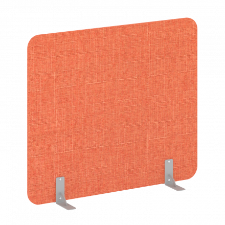 R-line soft Перегородки на металлических опорах на фетровых подпятниках AP.F-140-120 Romeo 08/Серый металл 1400*18*1200