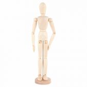 Манекен человека художественный, высота 43 см, натуральное дерево, BRAUBERG ART CLASSIC, 192514