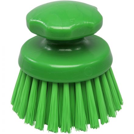 Щетка ручная FBK круглая скребковая жесткая D125мм зеленая 54154-5_KFC Щетка ручная FBK круглая скребковая жесткая D125мм зеленая 54154-5_KFC