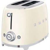 Тостер SMEG TSF01CREU,2 ломтика, кремовый