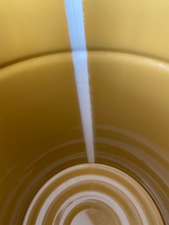 Ведро металл 10л. крышка--корона, с покрытием внутри  синий