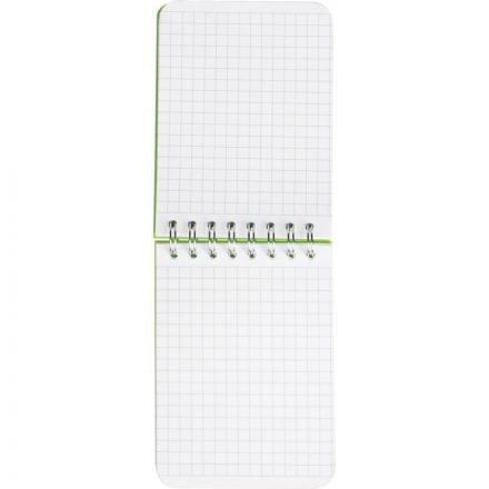 Блокнот Attache Fantasy А7 80 листов салатовый в клетку на спирали (75х120 мм)