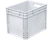Ящик п/п 400х300х320 сплошной, усиленное дно, цв. серый