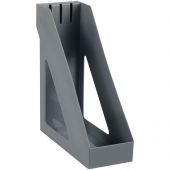 Лоток для бумаг вертикальный СТАММ "Базис", серый, ширина 100мм Лоток для бумаг вертикальный СТАММ "Базис", серый, ширина 100мм