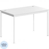 Стол рабочий SL ImagoS СП-2S Белый (крем)/Белый полумат 1200