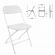Стулья складные BRABIX "Golf CF-002", КОМПЛЕКТ 4 шт., белый каркас, пластик белый, 533031